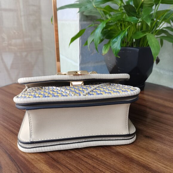 NEW TORY BURCH Small Eleanor Braided Shoulder Bag - Picture 6 of 13